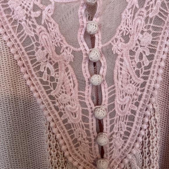 Roaman's Women's Sweater, Pink, 3X - Picture 5 of 10